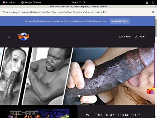 Account Richardmannsworldlive.modelcentro.com