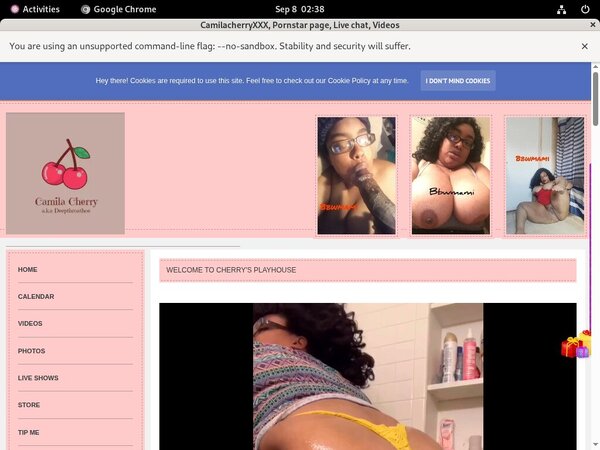 Camilacherryxxx Premium Account