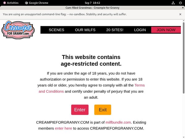 Creampie For Granny Logins