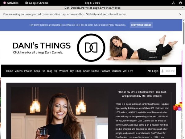 Dani Daniels With IBAN