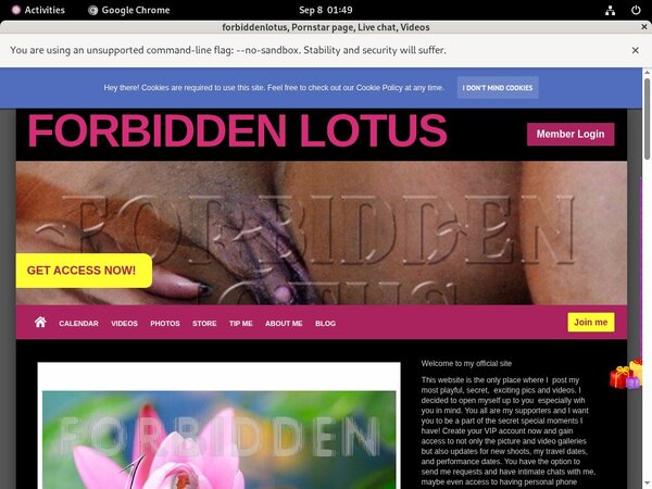 Forbiddenlotus.com User Name Forbiddenlotus.com User Name