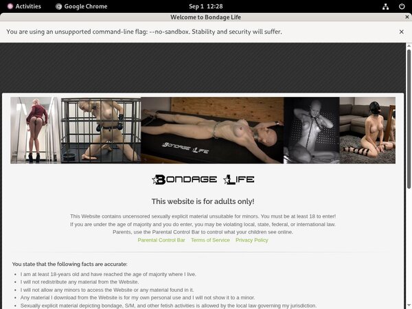 Free Pass For Bondage Life