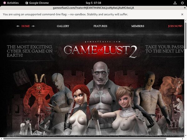 Game Of Lust 2 Subscriptions