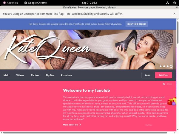 Gratis KateQueen Konto