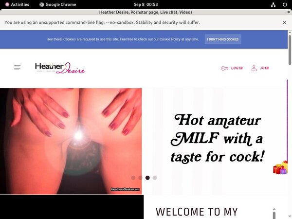 Heathersdesire.com Daily Accounts