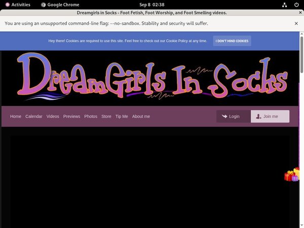 Joining Dreamgirlssocks.com