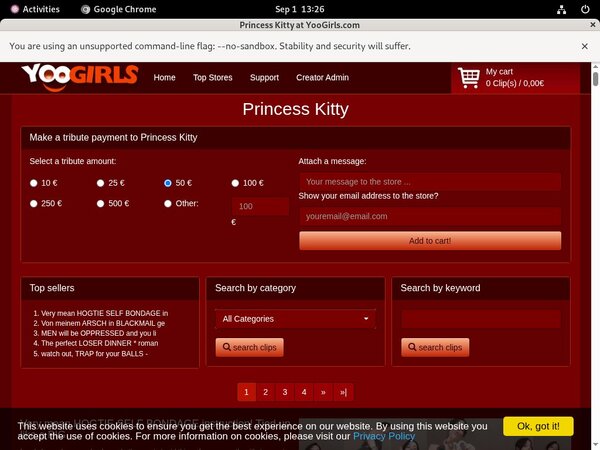 Kitty Princess Trial