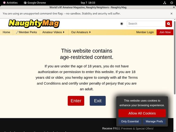 Limited Naughty Mag Discount Offer
