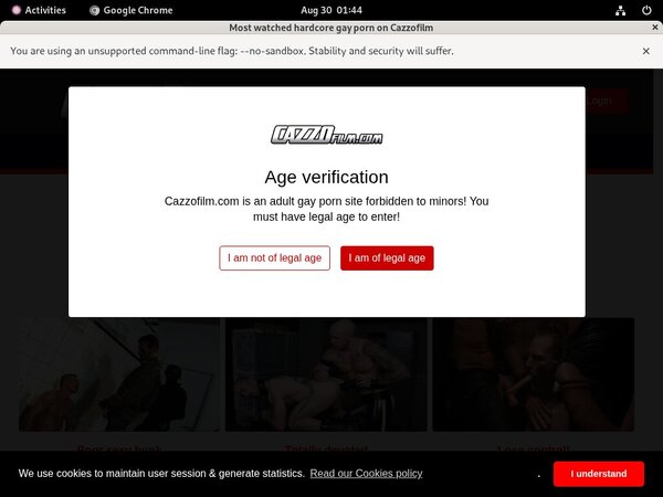 Login Cazzo Free