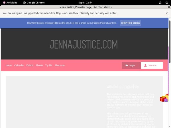 Login Jennajustice For Free