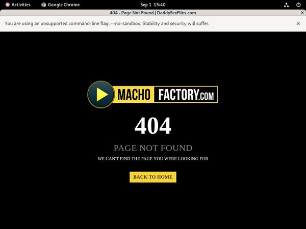 Macho Factory With IBAN / BIC Code