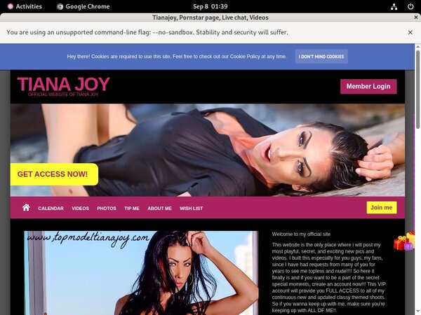 Membership Trial Tianajoy.modelcentro.com