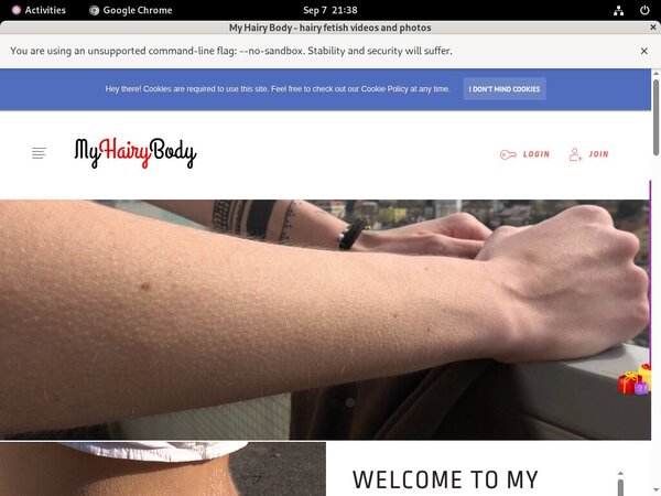 My Hairy Body Register My Hairy Body Register