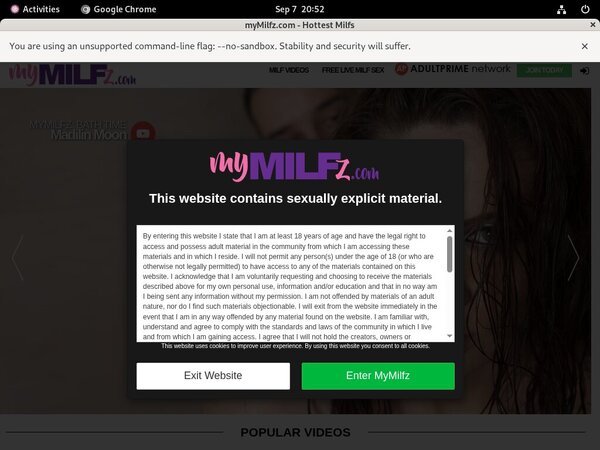 My Milfz Working Pass