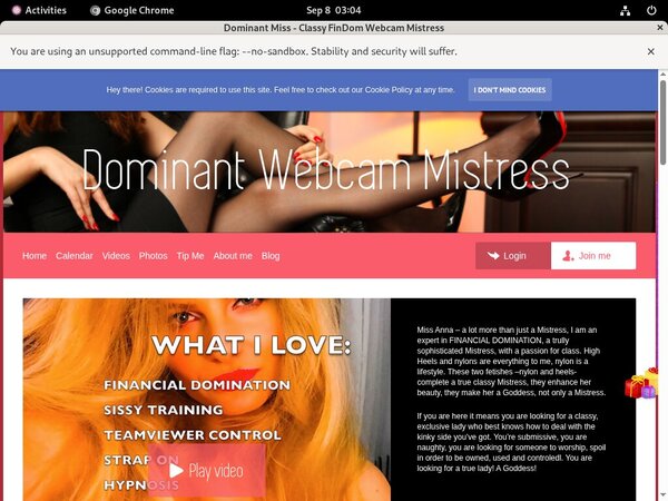 New Dominantmiss.com Porn