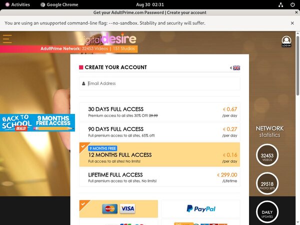 Premium Account Digitaldesire