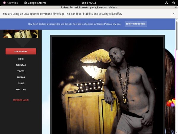 Rolandferrari.modelcentro.com Membership Account