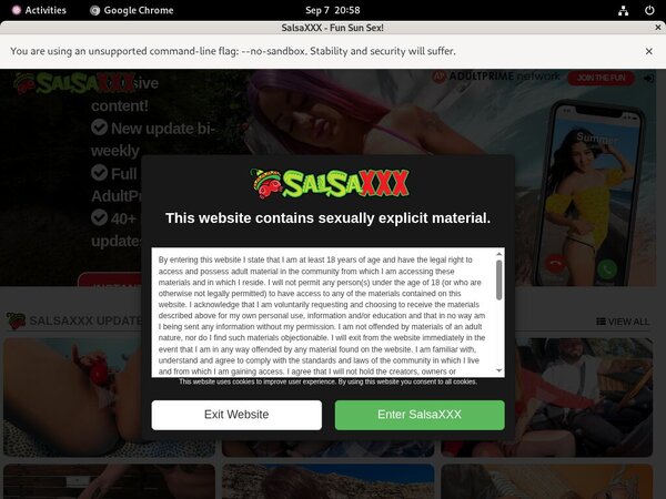 Salsa XXX Discount Off