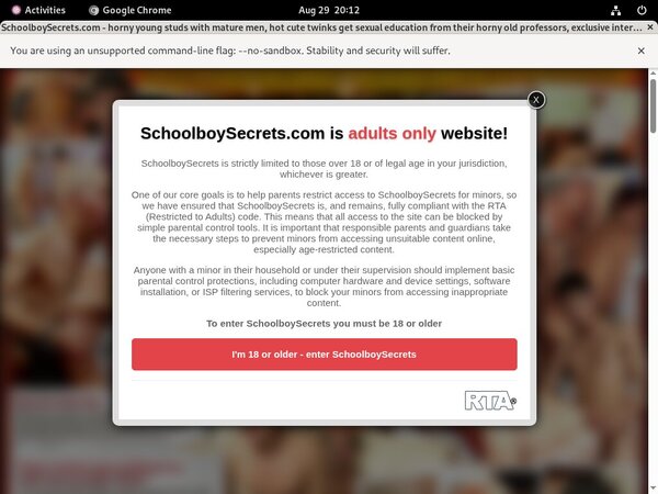 Schoolboysecrets Free Trial Promotion