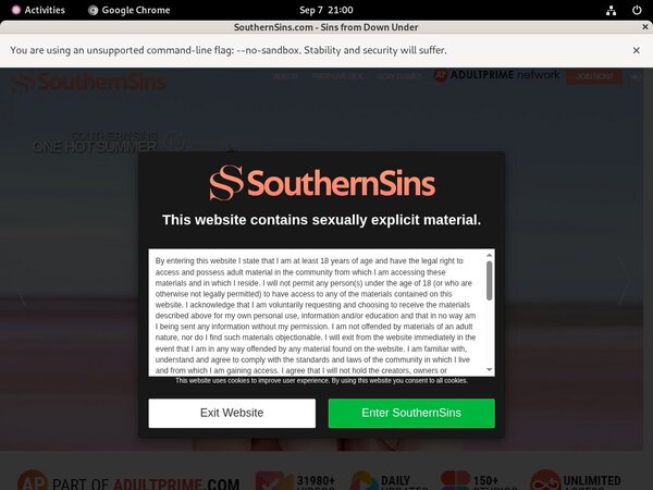 Southernsins Scenes