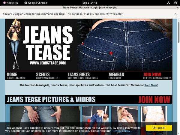 Tease Jeans Site Rip