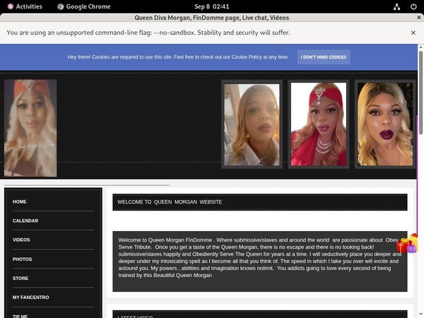 Thequeenmorgan.net Site Rip