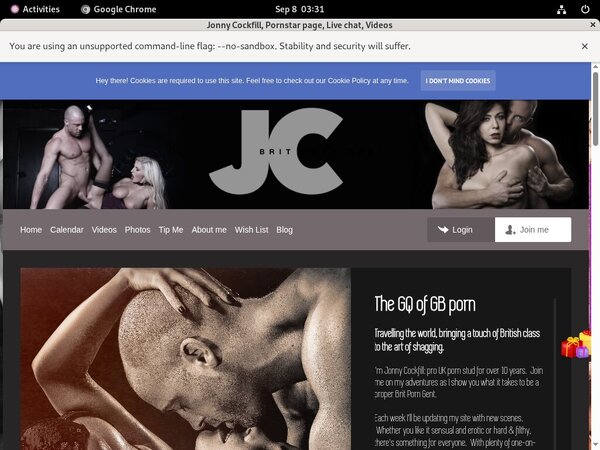 Trial Jonnycockfill.modelcentro.com Membership