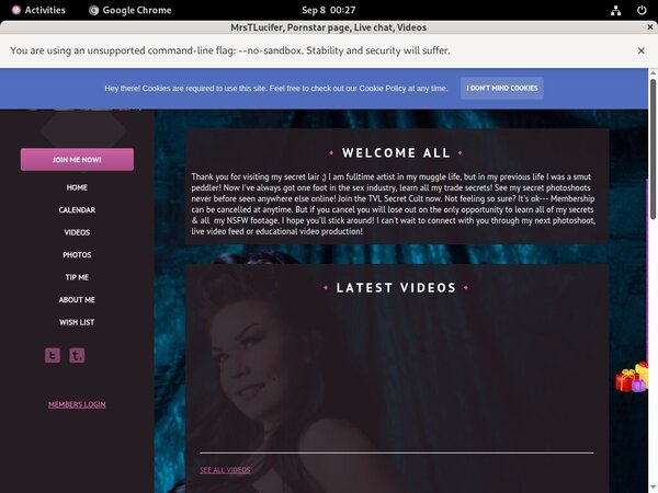 Trixievonlucifer.modelcentro.com Wallpaper