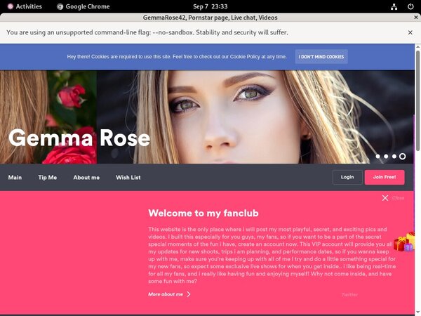 Try Gemmarose42.modelcentro.com