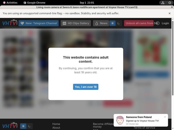 Tv Voyeur-house Login Account