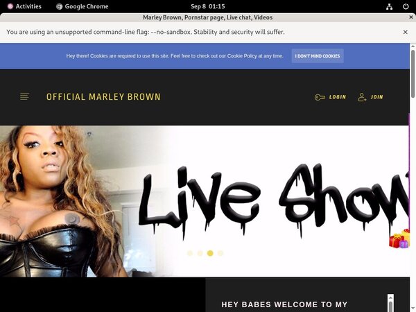 Use Paypal Officialmarleybrown.com