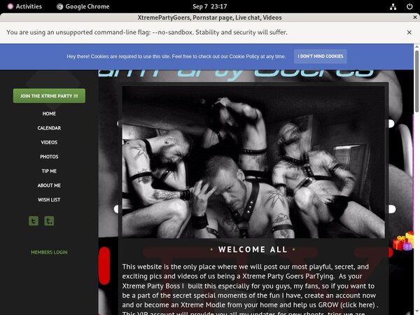 XtremePartyGoers Gay Sex