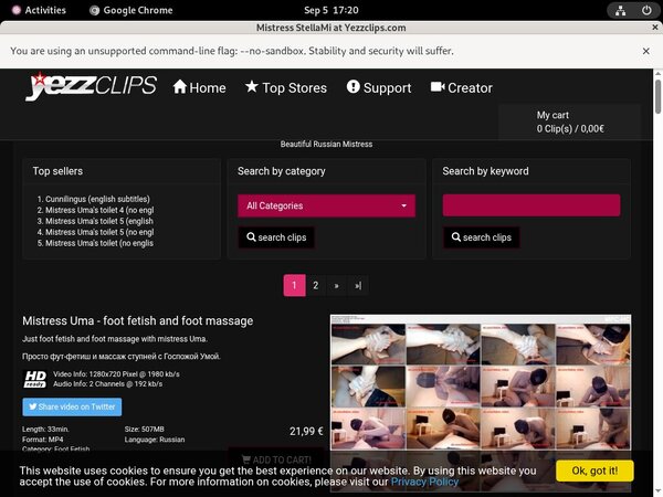 Yezzclips.com Logins Free
