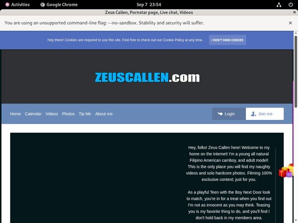 Zeus Callen Receive Discount