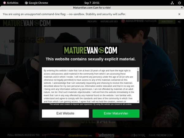 Mature Van Descuento